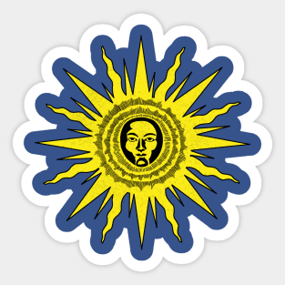 Sun worship Sticker